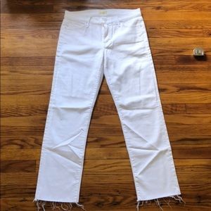 MOTHER denim BRAND NEW white jeans